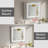 Hilvert Recessed or Surface Mount LED Lighted Medicine Cabinet with Mirror & 2 Adjustable Shelves, Dimmable-137796225