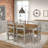 Nolea Pine Solid Wood Dining Table-1046816168