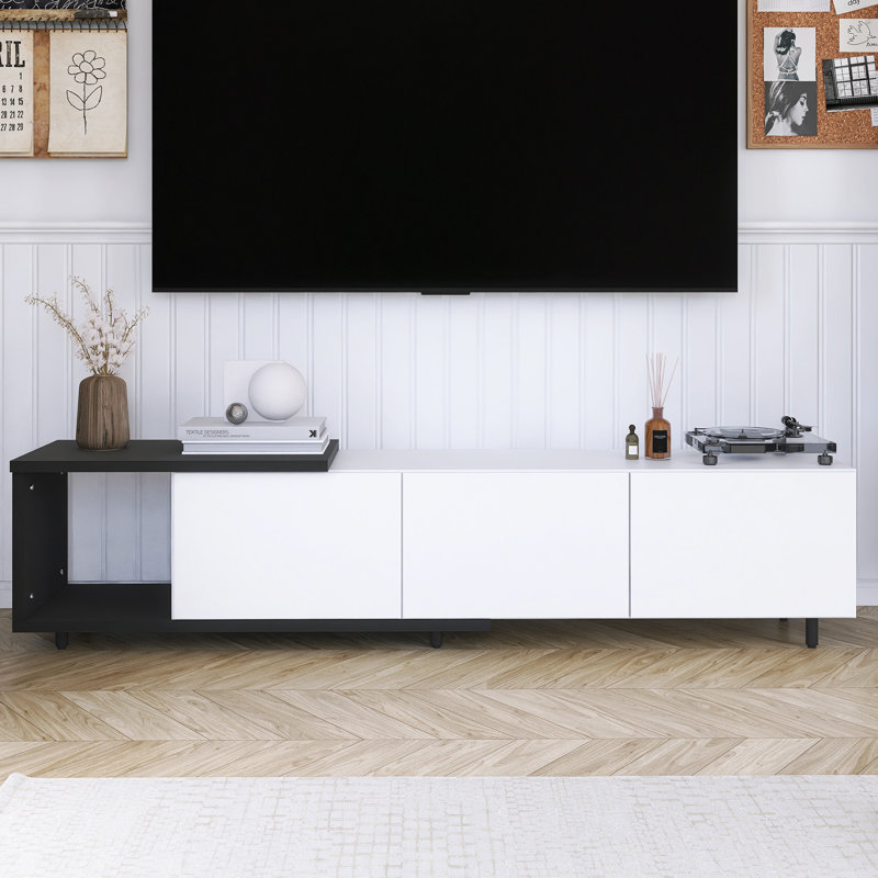 Meuble télé 70,1 '' à 100 '', Blanc