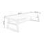 Bureau rectangulaire en bois massif Burlywood-1433382420