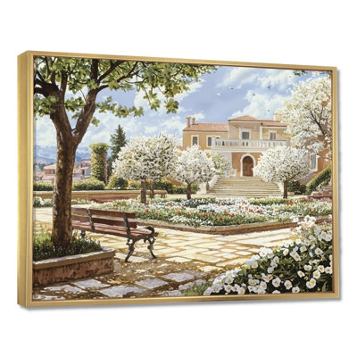 Serene Scenic Gardens In Italy II - Italie, impression d'art mural