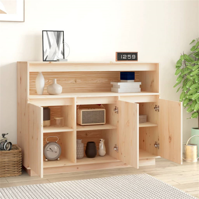 Masciarelli 104.5cm Solid Wood Sideboard, Brown
