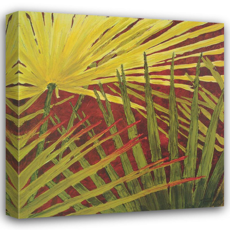 Three Palms, Panel B, 20" H x 20" W