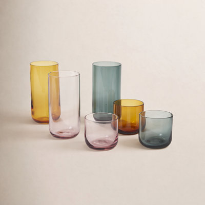 Ande 12oz. Handmade Drinking Glass