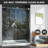 56"-60W"*74H"Single Sliding Frameless Shower Door with 3/8"(10mm) Clear SGCC Tempered Glass, Stainless Steel Accessories