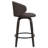 26" Upholstered Swivel Bar and Counter Stool with Wood Frame-325913602