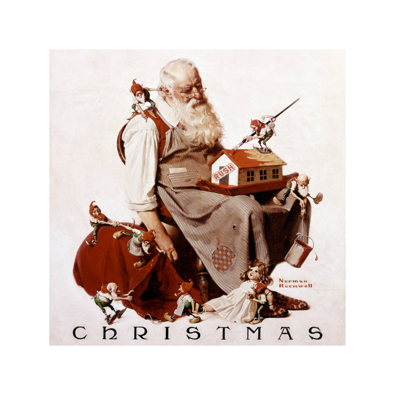 Norman Rockwell - Wrapped Canvas Print, 93.98 cm H x 93.98 cm W x 1.91 cm D