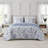 CEDAR COURT Chantilly Toile All-Season Reversible Cotton Quilt Set-692435362-692435364