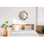 Huldar Glass Flat Wall Mirror