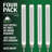 White Solar Powered Integrated LED Pathway Light Pack