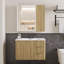 Ensemble de meuble-lavabo moderne avec lavabo Mid-Century-231672150-231672148
