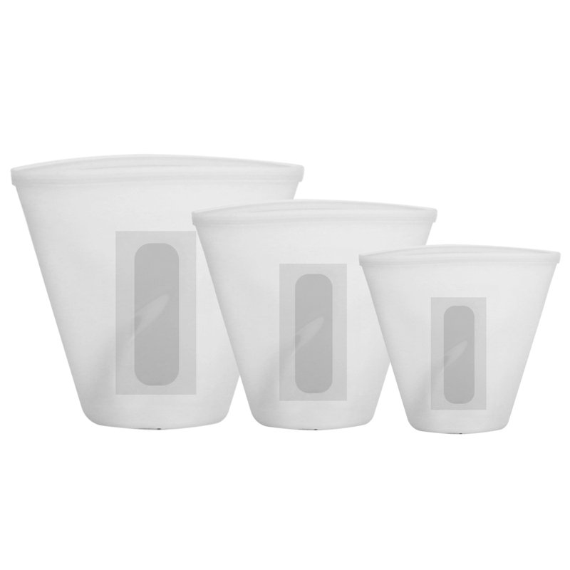 20 sacs de rangement pour aliments réutilisables et résistants au gel sans BPA