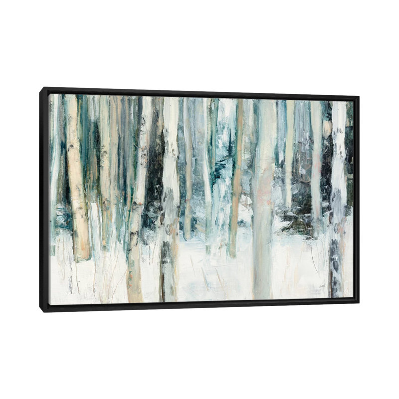 « winter thés iii », reproduction d’impression sur toile tendue, H 18 po x l 26 po x P 1,5 po, Toile avec cadre noir
