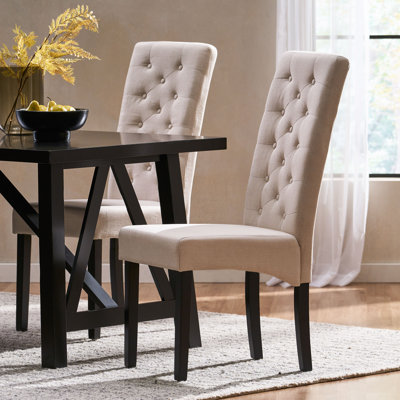 Charlton Home® Lemaire Tufted Solid Back Side Chair & Reviews | Wayfair