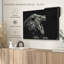 Animal "Art mural tête de lion rugissant"-101778951