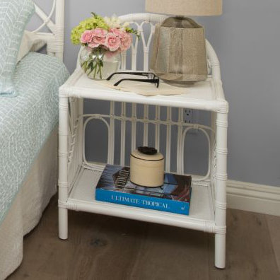Table de chevet Deloris, Blanc