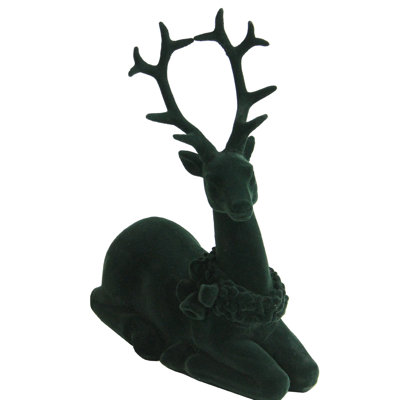 Figurine de Noël renne vert 10 "