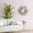 24" Artificial Daisy Floral Spring Wreath
