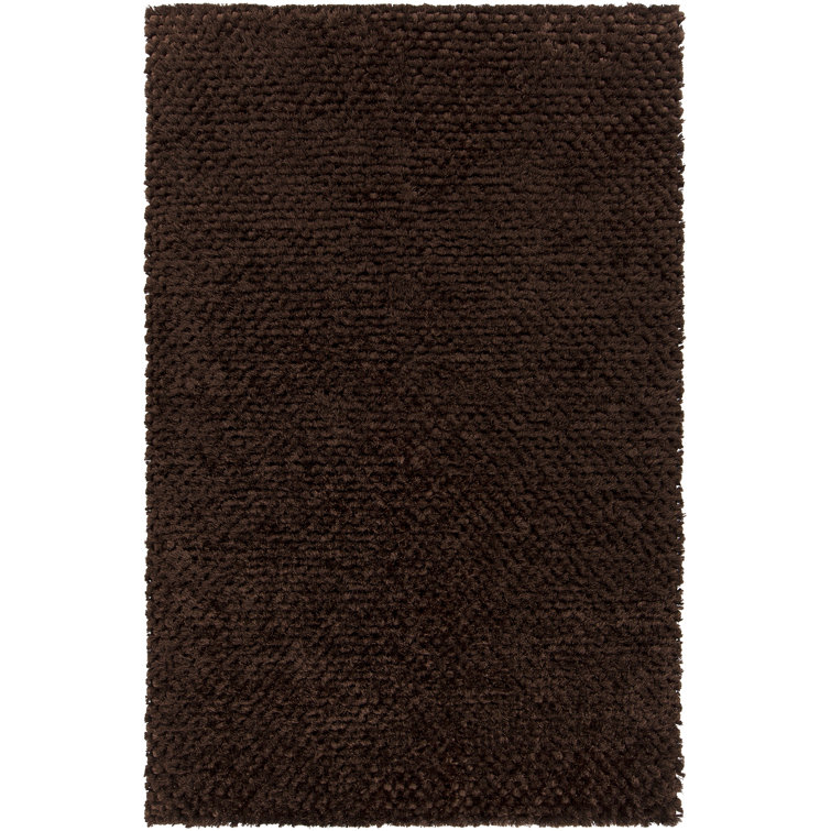 Tapis chocolat tissé à la main Janey
