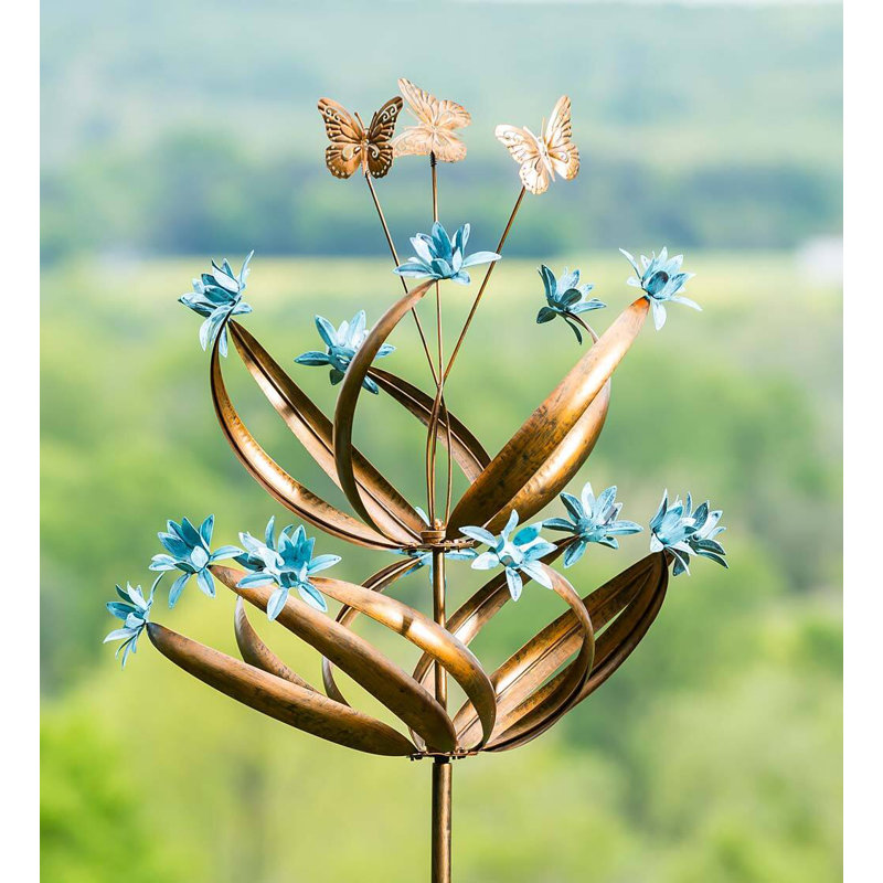 Piquet de jardin Laraib, H 33,07 cm x l 9,45 cm x P 24 cm, Cuivre