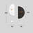 Double-sided Metal Wall Clock With LED Light