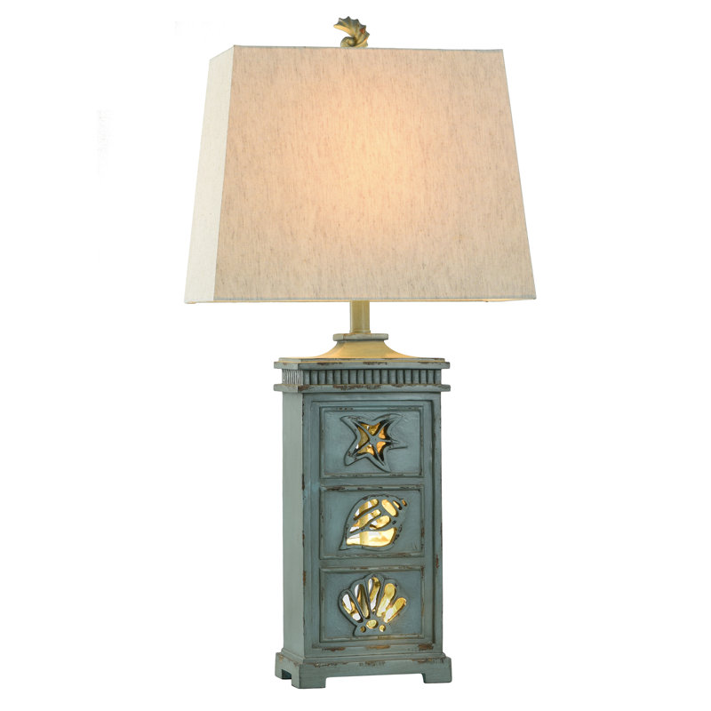 Lampe de table bleu clair 33 po Acushnet