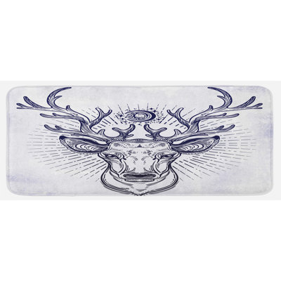 Rustic Polyester Kitchen Mat