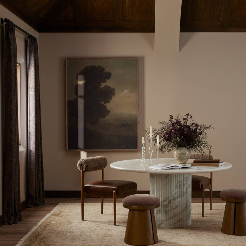 Oranda Round Marble Dining Table