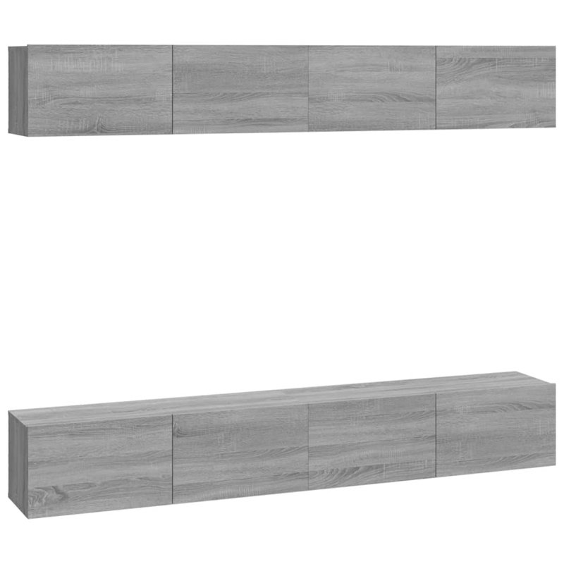 Finan TV Stand for TVs up to 85", Grey Sonoma, 100