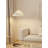 Jiabaoli Solid Wood, Wrought Iron and Fabric Floor Lamp