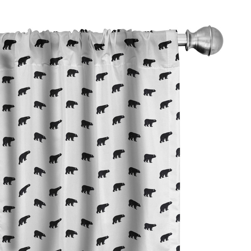 Panneau coulissant semi-diaphane avec passe-tringle Bear, 28 po x 63 po