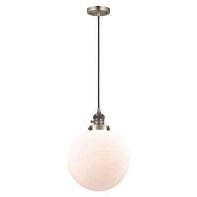 Luminaire suspendu sphère 1 lumière Lorri