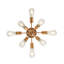 Plafonnier semi-encastré 8 lumières 22,05 po Naumann-872996021