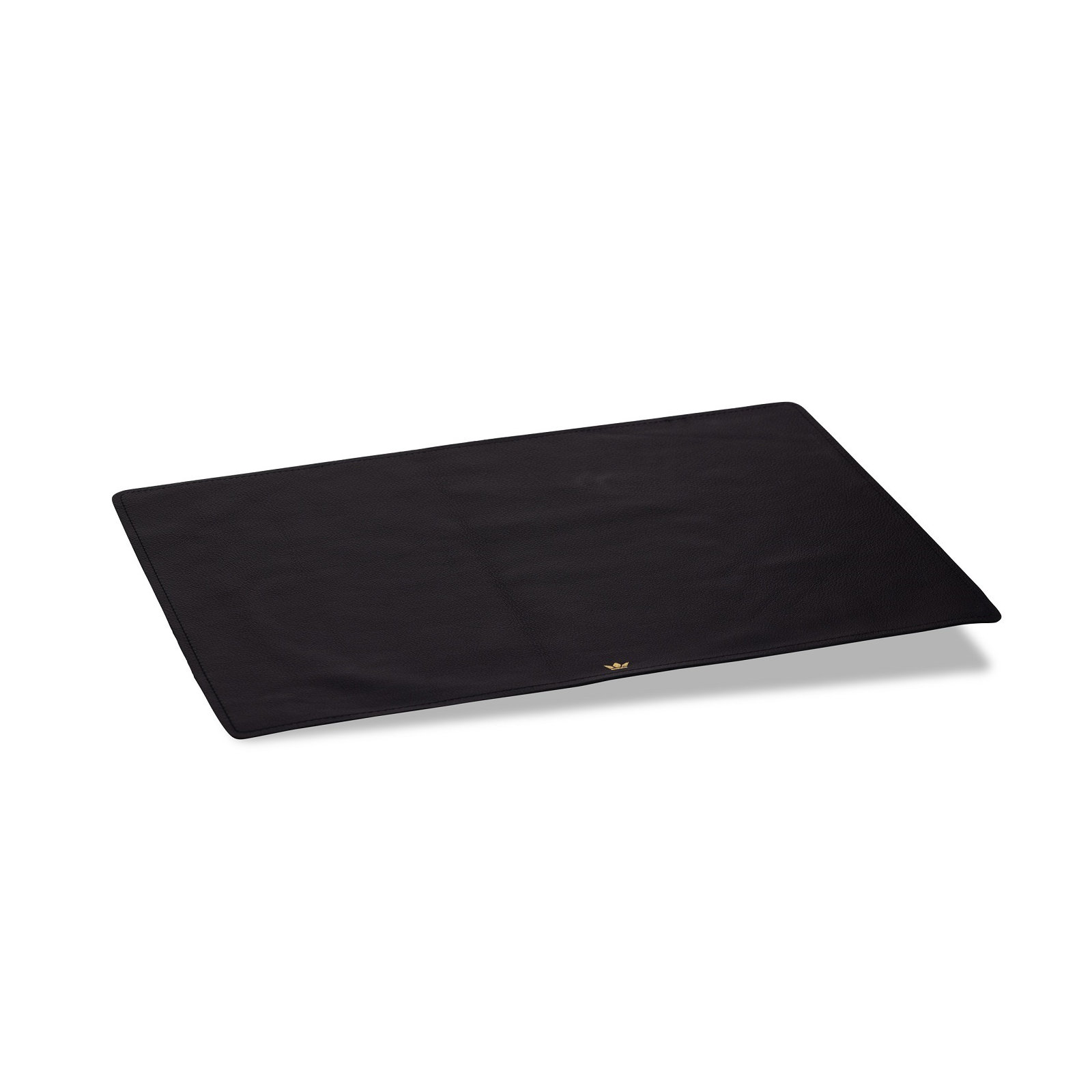 Sindri Placemat Leather Black 18.9" X 13.4", Black
