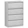 Fortress 36'' Wide 4 -Drawer Steel File Cabinet