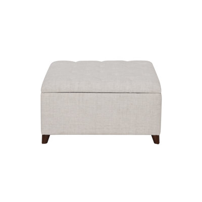 Gotelind Natural Square Storage Ottoman