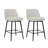 Counter Height Swivel Bar Stools Set Of 2, 360° Swivel Upholstered Barstools With Back And Metal Legs-1955135318