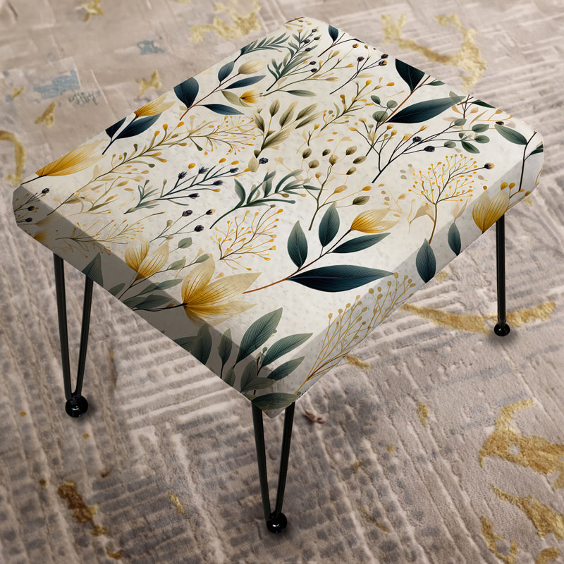 Repose-pieds Earthy Flora - Plantes