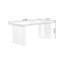 Bureaux rectangulaires en bois massif noyer-107817805