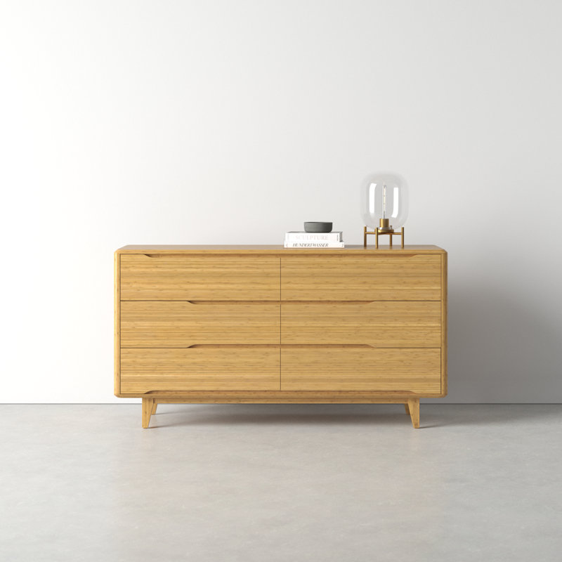 Lacey 64'' W 6 - Drawer Dresser, Caramelized
