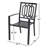 Premium All-Weather Powder-coated Steel Outdoor Dining Armchair