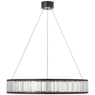 Chapman & Myers Iterna 30" Ring Chandelier with Alabaster