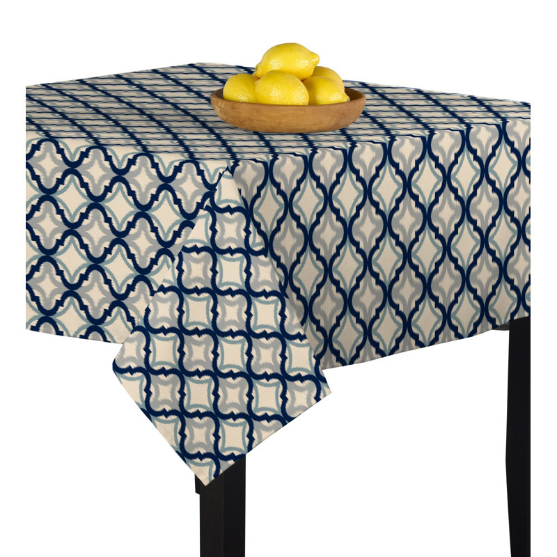 Ruggi Diamond Ogee Tablecloth, 90" x 90"