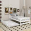 Lit plateforme simple avec lit gigogne-77471020