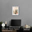 Décoration murale «Peach Spikes Shadowbox» par Notoriart, cadre blanc, 11 x 16-259098838-259098835