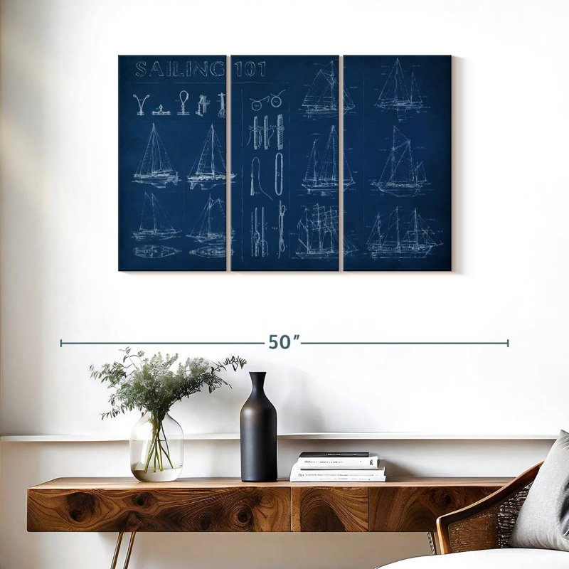 Laelle Sailing Infograph, 24" H x 38" W