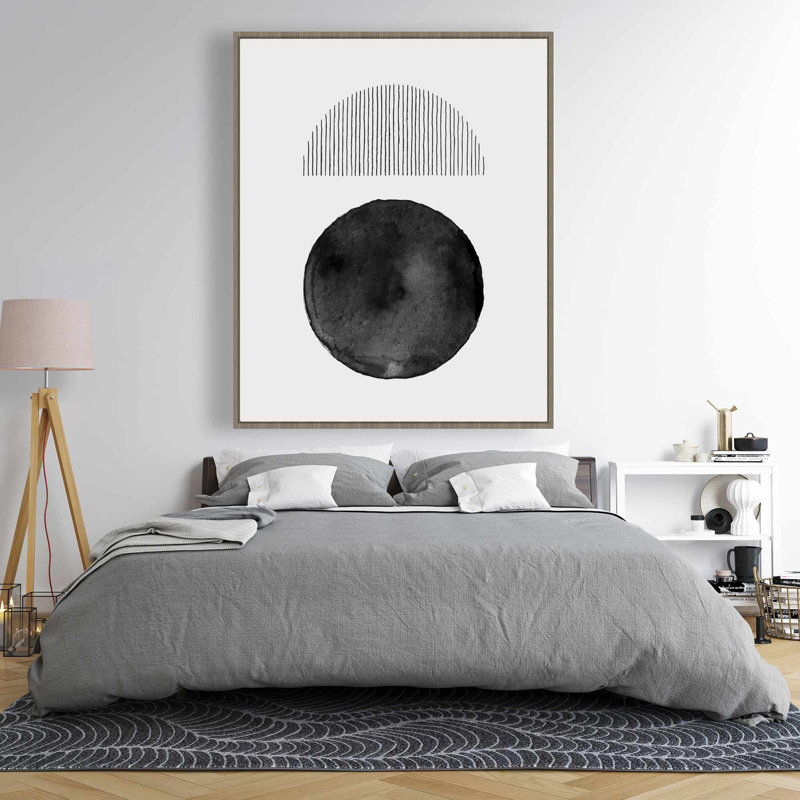 Decomposed Framed Canvas | Patterns Shapes Bedroom Decor