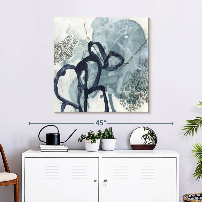 Bleu ardoise Avery I, H 30 po x l 30 po