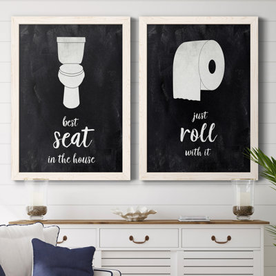 «Best Seat», ensemble de 2 reproductions d'art textuel