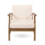 Ensemble de 2 fauteuils club Perla, crème-41787533
